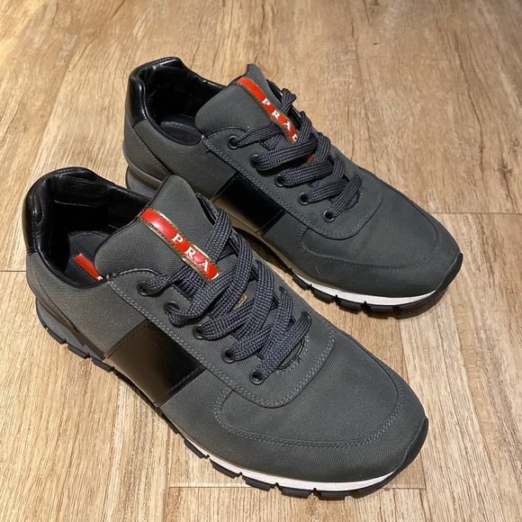 Authentic Prada Two Toned Sneakers - Picture 2 of 6